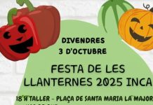 Inca s’il·luminarà amb la Festa de les Llanternes 2025