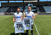 El CE Constància homenatja Miquel Buades i Mateu Ferrer pels seus més de 200 partits amb el club